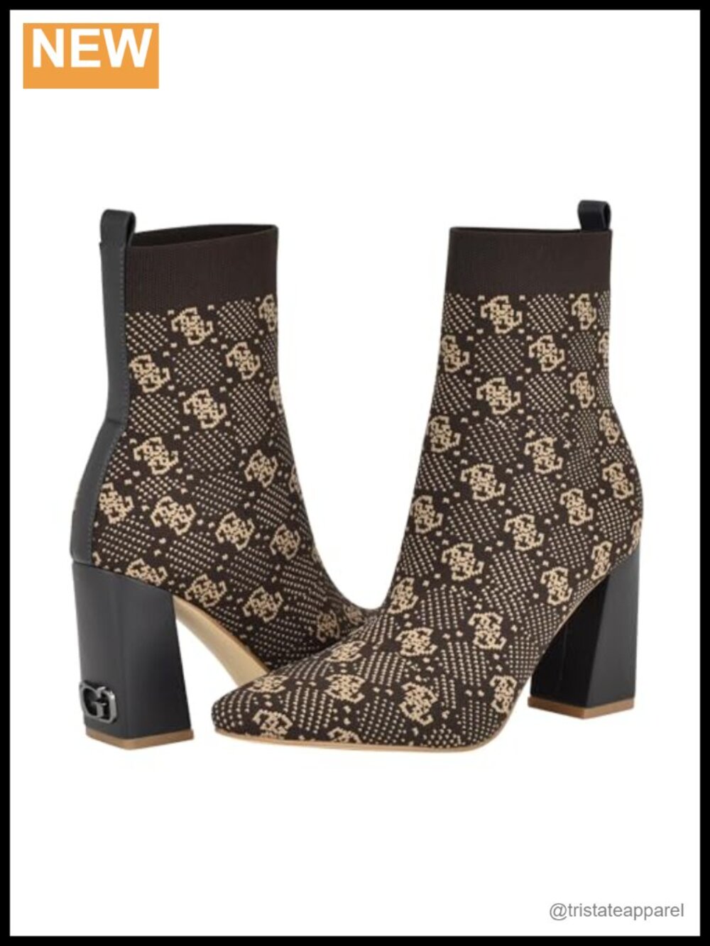 Women's Ankle Booties Pull-On Block Heel Pointed Toe Memory Foam
